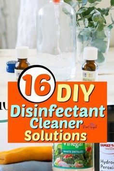 This list of 16 DIY disinfectant cleaning solutions from Pint-sized Treasures will help you to have a safe and healthy home! This list shows you how to make popular store-brand cleaners right at home. Fight off germs by making your own disinfectant wipes as well. Homemade Disinfectant Spray, Homemade Cleaning Wipes, Diy Disinfectant, Floor Cleaner Recipes, Homemade Wipes, Essential Oil Cleaner, Natural Disinfectant, Disinfecting Wipes, Cleaner Recipes