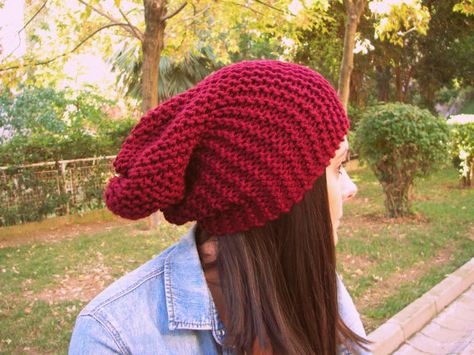 Burgundy hat,dark red woman hat,red woman hat,slouchy beanie,hand knit hat,handmade hat,woman accessories,winter accessories, Oversized Beanie, Burgundy Hat, Woman Hat, Red Beanie, Woman Accessories, Womens Hat, Hand Knit Hat, Hat Handmade, Handmade Hat