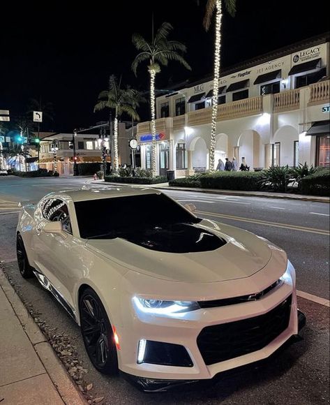 Ms Krazie, Camaro Car, Dream Dream, Camaro Zl1, Future Cars, White Car, Goals Inspiration, Chevy Camaro