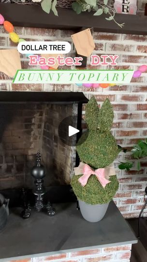 525 reactions · 112 shares | I just had to repost my favorite Easter DIY Decor from last year! This is my Dollar Tree DIY Bunny Topiary and it’s so stinkin cute!! 
This craft project only costs a few dollars to make but it looks way more high end than just @dollartree in person😍 Although it’ll take some time to finish, it’s not difficult. So you can put on your favorite show and it will be a breeze 😊 She’s sure to be a cute addition to your Easter decor! 💕
#easterdiy #easterdiygifts #easterdiyprojects2024 #easterdiybaskets #easterdiydollartree #easterdiygifts2024 #easterdiyprojects #easterdiydecor #easterdiydecorideas #eastercrafts #easterdiycrafts #easterdollartree #easterdollartree2024 #easterdollarspottarget #easterdollartreediy #easterdollartreediyideas #easterdollartreeideas #easte Easter Dollar Tree Diy, Easter Diy Decor, Welcome And Goodbye, Bunny Topiary, Diy Bunny, Easter Dolls, Facebook Recipes, Diy Easter Gifts, Fenced Yard