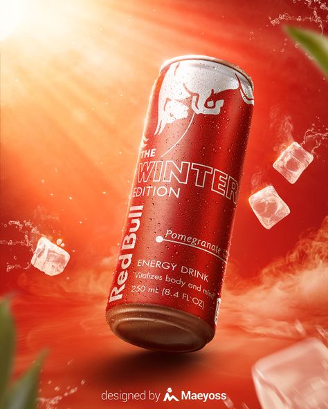 Red Bull is a popular energy drink that has been marketed as a way to improve mental and physical performance. The company has been successful in expanding its brand globally, and it is now one of the most recognizable brands in the world.  [Image of a can of Red-#Candidate_Poster_Design #Product_Creative_Ads_Design #Product_Design_Poster_Ideas #Beer_Social_Media_Design Red Bull Poster Design, Red Bull Ads, Energy Drink Poster Design, Drink Creative Ads, Energy Drink Poster, Drink Commercial, Energy Drink Ads, Red Energy, Visual Advertising