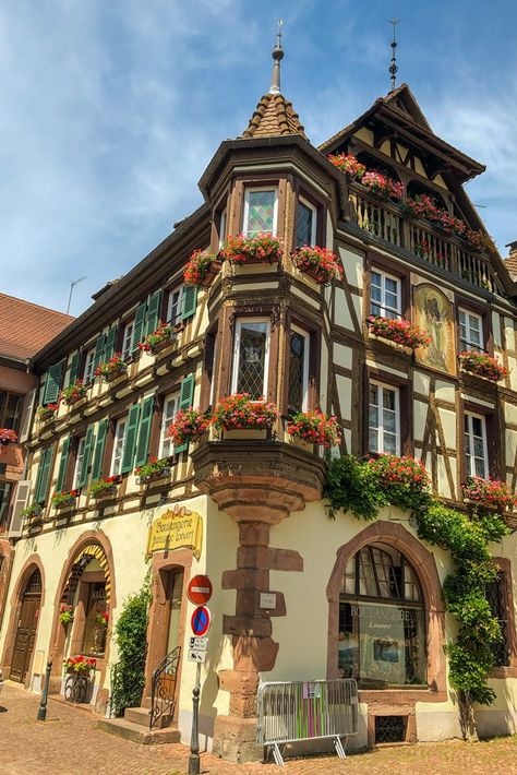 The Most Beautiful Alsace Villages | CarpeDiemEire Logo Voyage, Mountain Villages, Pigeon House, German Houses, German Architecture, Regions Of France, Model Railway Track Plans, Community Projects, Unusual Buildings