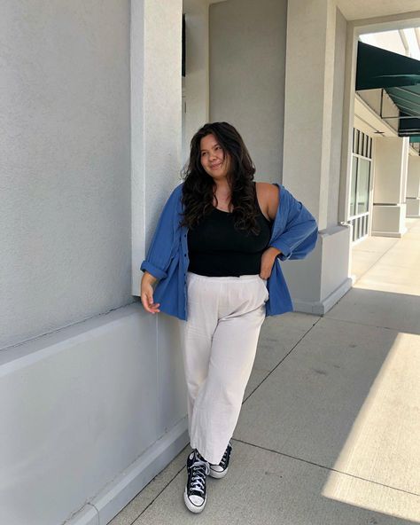 Black Converse Outfit Plus Size, Converse Plus Size Outfit, Plus Size Converse Outfit, How To Style High Top Converse, All Star Converse Outfit, Saturday Night Outfit, Aesthetic Converse, Converse Outfit, Outfit Plus Size