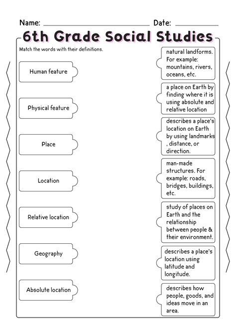 6th Grade Social Studies Worksheets Sixth Grade Worksheets, Sixth Grade Social Studies, 2nd Grade Social Studies Worksheets, Grade 5 Social Studies, 8th Grade Worksheets Free Printable, 6th Grade Homeschool, 6th Grade Social Studies Worksheets, Social Studies Worksheets Middle School, Grade 5 Social Science Worksheets