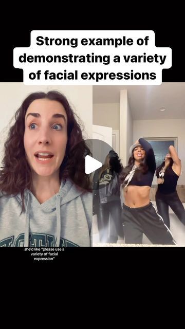 Judge Mimi on Instagram: "strong example of using a variety of facial expressions to highlight and emphasize area of a dance #cheerjudge #cheerdance #facial #smoothcriminal" Cheer Facial Expressions Faces, Cheer Facials, Cheer Dance, Facial Expressions, Cheerleading, Facial, Highlights, On Instagram, Instagram