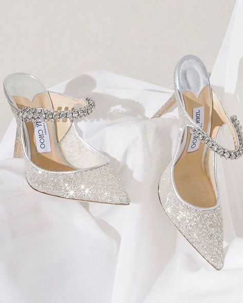 Bridal Mules, Jimmy Choo Bridal, Perfect Wedding Shoes, Bridal Makeover, Bridal Heels, Wedding Shoes Heels, Wedding Dress Shoes, Satin Pumps, Wedding Heels