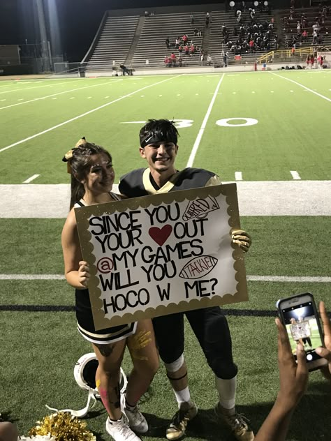 Hoco Poster Ideas Cheerleader, Hoco Proposals Football And Cheer, Hoco Proposals Ideas Country Songs, How To Ask Bf To Hoco, Poster Asking To Dance, Asking A Cheerleader To Hoco, Hoco Proposals Ideas Cheerleader And Football, Hoco Proposals For Cheerleaders, Cute Ways To Ask Your Gf To Hoco