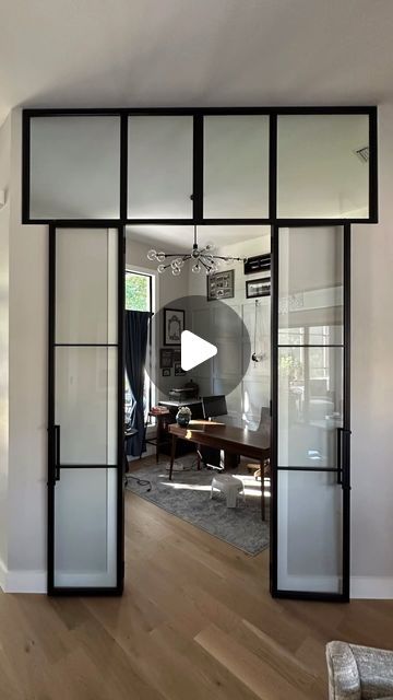 Weldwork | Interior Steel Doors on Instagram: "They don’t make em like this anymore… 💪  • Our custom steel doors/partitions are hand crafted right here in Royal oak and designing with our clients to fit perfectly in their home/project.  • Check out this Timelapse steel door/partition install for our client in Miami, Florida!  • #timelapse steeldoor #partition #install" Partition Door, Steel Doors, Royal Oak, Home Projects, Doors, Wall, Design