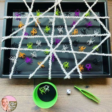 Spiders Preschool, Spider Rings, Halloween Preschool, Spider Webs, A Craft, Over The Top, Spiders, Preschool, Kids Rugs