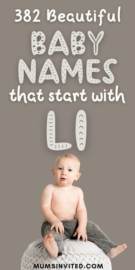 This post contains a list of names that start with LI covering traditional, modern, popular, unique, sweet, and powerful baby names to help you make the right choice. You will find some cool and famous names of Girls and Boys starting with LI in this post. Names That Start With Letter L. names that start with letter LI girl. girl names that start with LI. L Name, L Names For A Girl, L Names For Girls, Names That Starts With S, L Names For Boys, L Boy Names, L Girl Names, Girl Names That Start With Letter C, Trendy Boy Names