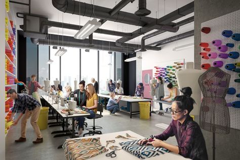 Artscape’s latest creative hub demonstrates a friendly relationship between culture and capital - The Globe and Mail Architectural Renders, Toronto Architecture, Textile Studio, Campus Design, Art Galleries Design, Architecture Drawing Plan, Best Smart Home, Innovation Lab, Container Buildings