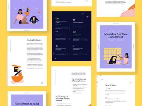 Ebook Design Layout, Ebook Layout, Editorial Design Magazine, Ebook Template Design, Cv Original, Magazine Design Cover, Tutoring Business, Brochure Design Layout, Editorial Design Layout