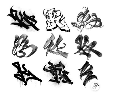 C.Styles on Instagram: “Letter "K" in different styles! Choose your fav and comment if you like it. • • • • • #handlettering #graffitialphabet #calligraffiti…” Letter K Graffiti, K Graffiti Letters, Letter Sketch, Letter K Tattoo, Tattoo Font For Men, K Letter, Tag Alphabet, Graffiti Names, Graffiti Lettering Alphabet