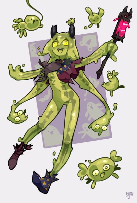 Rayquaza Pokemon, Slimes Girl, Green Skin, Dessin Adorable, Cartoon Character Design, Female Character Design, Character Design References, Character Creation, Dnd Characters