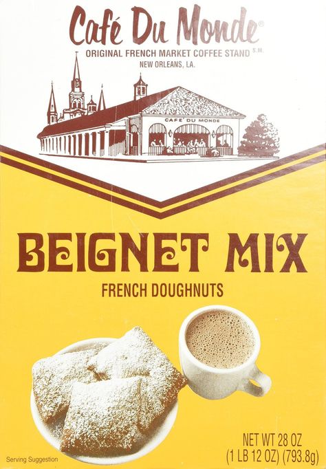 New Orleans Cafe Du Monde, French Donuts, Cafe Du Monde Coffee, Beignet Recipe, French Dessert Recipes, Coffee Stands, French Desserts, Diy Recipe, Baking Mixes