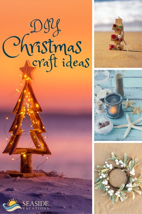 There's no need to stress or spend a ton of money on last-minute gifts at the store. If you’re looking for a unique and thoughtful present, try one of our easy DIY beach-themed Christmas gift ideas! Outer Banks Travel, Diy Beach, Month Of December, Themed Christmas, Beach Diy, Outer Banks Nc, The Outer Banks, At The Store, Beach Themed