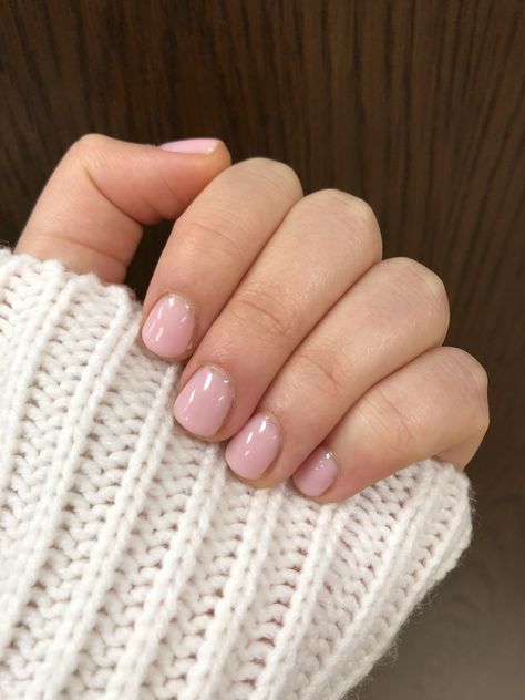 Light Opaque Pink Nails, Short Light Pink Gel Nails, Really Short Pink Nails, Light Pink Shellac Nails, Opaque Pink Nails, Light Pink Short Nails, Light Pink Nails Short, Short Light Pink Nails, Light Pink Gel Nails