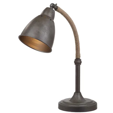 Galvanized Desk Lamp — Pier 1 Galvanized Table, Task Lamp Desk, Pharmacy Lamp, Industrial Chic Style, Bulbs Indoor, Shine The Light, Grey Table Lamps, Grey Metal, Task Lamps