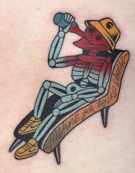 Skeleton Tattoo, Skeleton Tattoos, Skeleton, Tattoo Ideas, Tattoos