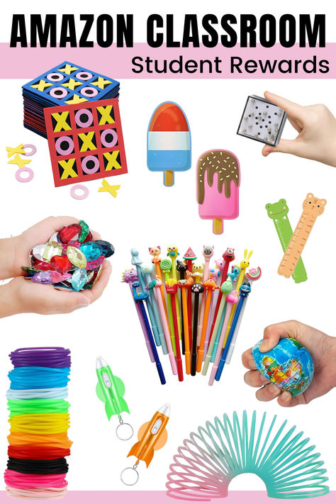 HUGE list of inexpensive finds for your classroom reward system! Great for any grade! Upper-elementary and middle school students love these incentives. Use these prize box ideas for classroom management. They will work for kids in 3rd, 4th, 5th, 6th, 7th, and even 8th grade! Check them out today! #rewards #classroom #teachers 3rd Grade Prize Ideas, Teacher Rewards For Students, Middle School Prize Box Ideas, Prize Box Ideas Reward System, Prize Box Ideas, Classroom Prize Box Ideas, Classroom Dojo Rewards, Middle School Incentives, Dojo Rewards