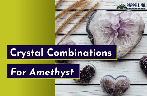 10 Of The Most Powerful Crystal Combinations For Amethyst Amethyst Combination, Stop Nightmares, Repel Negative Energy, Crystal Combinations, Amethyst Wand, Power Crystals, Chakra Healing, Healing Properties, Amethyst Crystal