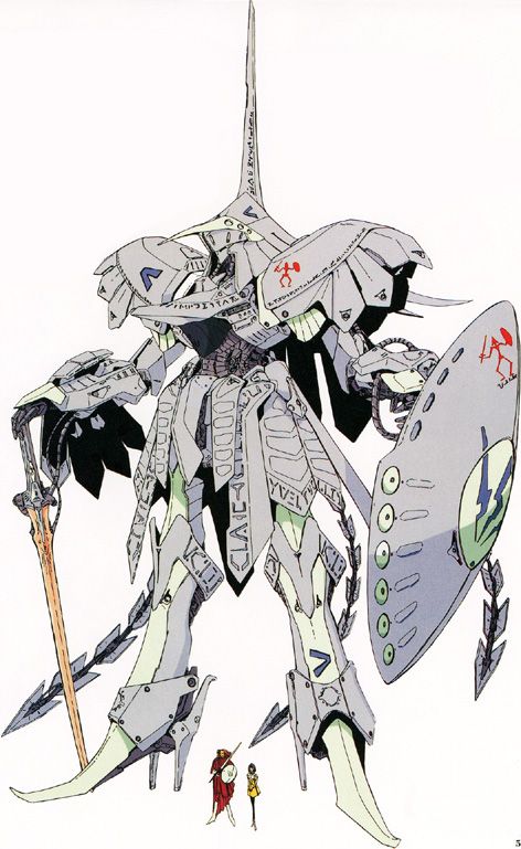 Bang Doll, a Mortar Headd from Five Star Stories by Nagano Mamoru. This series has my favorite outrageously impractical and indulgent mechanical designs. Five Star Stories, Japanese Robot, Robot Illustration, Roleplay Characters, Cool Robots, Battle Armor, Shaman King, Mecha Anime, Gundam Art