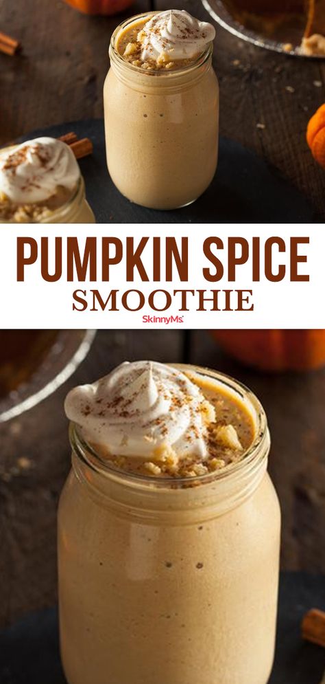 Now you typically wouldn’t have pumpkin pie for breakfast, but with this Pumpkin Spice Smoothie, it’s like the best of both worlds! Pumpkin Spice Breakfast Smoothie, Vegan Pumpkin Spice Smoothie, Healthy Pumpkin Pie Filling Recipes, Pumpkin Spice Coffee Smoothie, Pumpkin Pie Smoothie Recipe, Pumpkin Breakfast Smoothie, Pumpkin Coffee Smoothie, Smoothie Recipes Pumpkin, Pumpkin Spice Smoothie Healthy