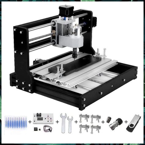 Mini CNC Router Machine 3018 Pro with GRBL Control 3 Axis DIY Milling Cutter Engraving Machine Acrylic Plastic PCB PVC Wood Router Carving Engraver with Offline Controller 11.8x7.1x1.6in Working Area Desktop Cnc Router, Wood Cnc Machine, Makeup Prep, Blue Slime, Retro Nike, Cnc Milling Machine, Cnc Router Machine, Laundry Essentials, Router Machine