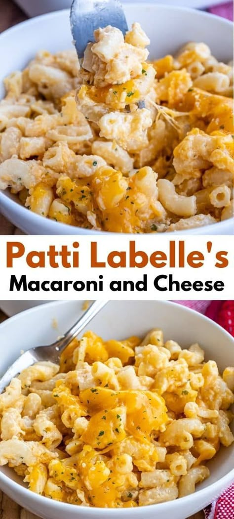 Patty Labelle Mac And Cheese Recipe, Pattie Labelle Mac And Cheese, Patty Labelle Mac And Cheese, Patti Labelle Mac And Cheese, Paula Deen Mac And Cheese, Mac And Cheese Recipe Soul Food, Mac And Cheese Recipes, Patti Labelle, Macaroni Cheese Recipes