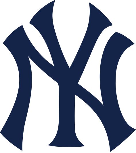 Ny Yankees Logo, New York Yankees Logo, Yankees Logo, Aaron Judge, New York Yankees Baseball, Logo Luxury, Yankees Baseball, Ny Yankees, Blue Logo