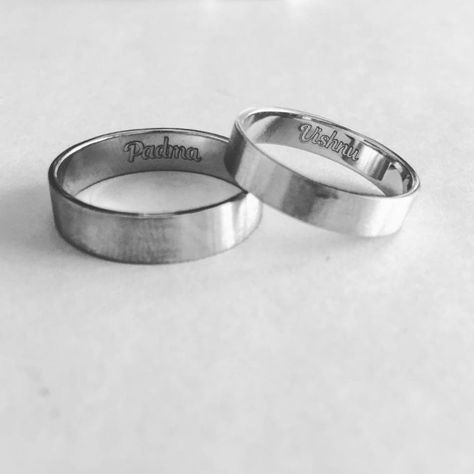 Platinum-Couple-Plain-Simple-Bands Couple Rings Diamond, Platinum Couple Rings, Wedding Rings Platinum, Wedding Diamond Rings, Band Wedding Rings, Diamond Rings For Women, Couple Bands, Platinum Rings, Platinum Jewellery