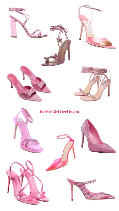 Are you a woman who loves pink? If yes, enjoy this Barbie Shoes for women inspiration! Barbie shoes, Barbie shoes aesthetic, Barbie heels outfit, pink heels aesthetic, pink heels, Barbie heels aldo, pink heels with bow, pink heels outfit ideas, pink heel outfit Barbie Heels Outfit, Pink Heels Outfit Ideas, Pink Heels Aesthetic, Pink Heels With Bow, Pink Heels Outfit, Heels Outfit Ideas, Barbie Heels, Outfit Ideas Pink, Aesthetic Barbie