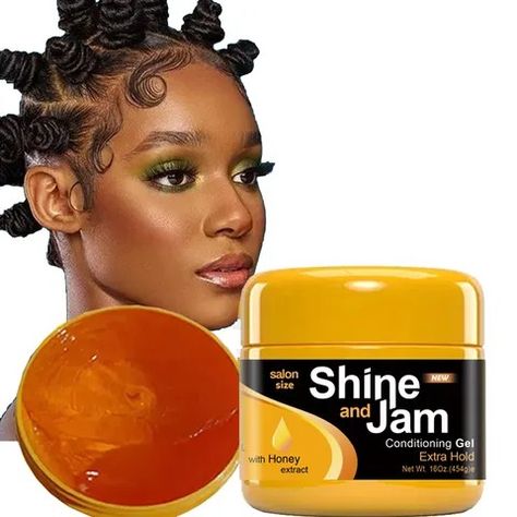 Jam Hair Gel, Shine And Jam Gel, Shine And Jam, Gel Hair, Edge Control, Hair Gel, Hair Styling, Cleaning Household, Jam