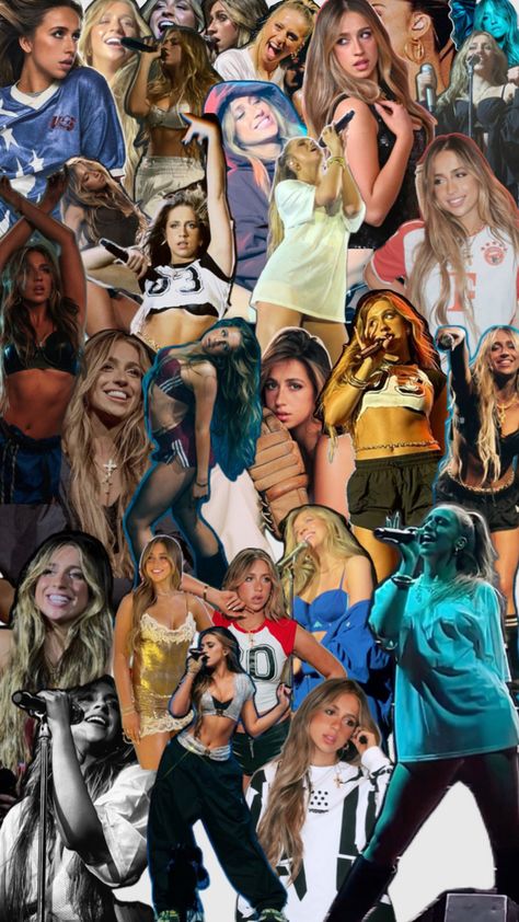 Collage of Tate McRae Best Music Artists, Tate Mcrae, Girl Crush, Pop Star, Music Artists, Good Music, My Girl, Collage, Nails