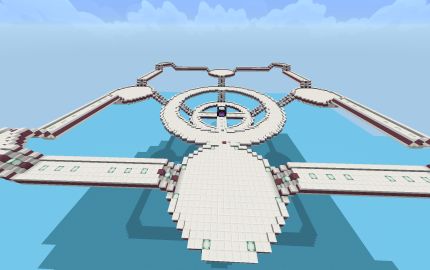 Sky Base, creation #7311 Minecraft Mega Base Layout, Water Base Minecraft, Sky Base Minecraft, Minecraft Sky Base, Minecraft Sky, Minecraft Portal, Minecraft Idea, Minecraft Create, Mc Ideas