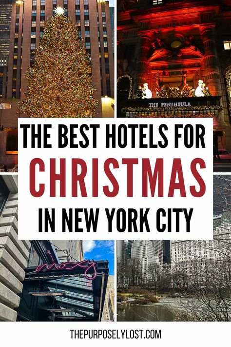 Where To Stay In Nyc At Christmas, New York Christmas Hotel, Nyc Hotels During Christmas, Best Nyc Hotels At Christmas, Where To Stay In New York City Christmas, New York Trip Planning Christmas, Best Hotels In New York City During Christmas, New York Christmas Trip, New York City Christmas Things To Do