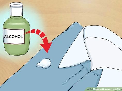 How To Get Hot Glue Out Of Fabric, How To Remove Hot Glue From Fabric, How To Remove Glue, Stain Removers, How Do You Clean, Remove Labels, Cotton Swabs, Cleaning Ideas, Carpet Cleaners