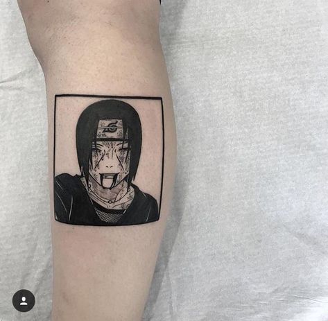 Itachi Tattoos, Itachi Tattoo Ideas, Itachi Tattoo, Naruto Tattoos, Tatuagem Masculina Pequena, 16 Tattoo, Tattoo Anime, Manga Tattoo, Naruto Tattoo