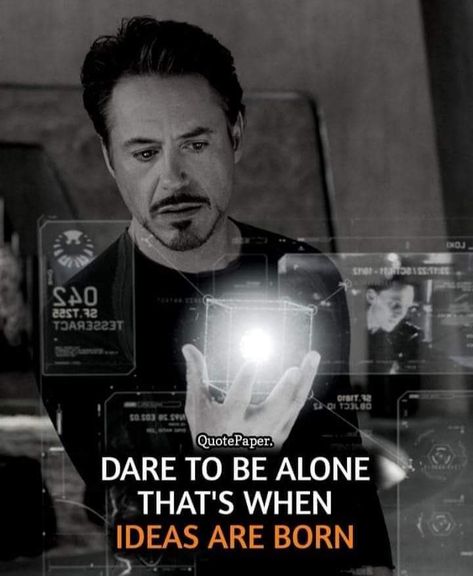 Tony Stark Motivation, Thought Wallpaper, Tony Stark Quotes, Stark Quote, Avengers Characters, Small Quotes, Marvel Images, Devi Durga, Character Quotes