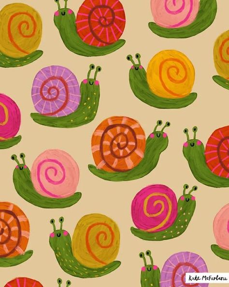 Cute Snail Drawings, Nursery Color Scheme, Diy Pottery Painting, Color Design Inspiration, Diy Pottery, Barn Quilts, Art Journal Pages, Pottery Painting, Watercolor Cards