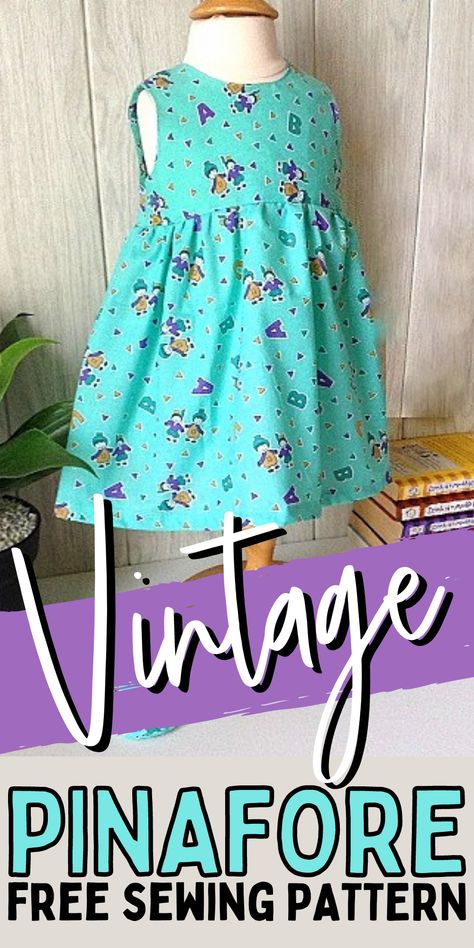 How to make a pinafore. Simple dress pattern. Easy DIY dress. Baby Pinafore Dress Pattern Free, Girls Pinafore Dress Pattern Free, Toddler Dress Pattern Free Sewing, Free Toddler Dress Pattern, Free Pinafore Dress Pattern, Pinafore Dress Pattern Free, Girls Pinafore Pattern, Diy Pinafore, Toddler Dress Pattern Free