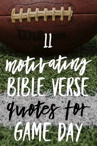 If you’re looking for motivation for game day from the Bible, here are 11 motivating Bible verse quotes that should motivate you! #gameday #motivationalquotes #motivationalverses #gamedayquotes Game Day Motivation Quotes, Senior Football Quotes, Christian Sports Quotes, Football Coach Quotes, Funny Football Quotes, Inspirational Football Quotes, Bible Verses For Teens, Messi Quotes, Motivational Bible Quotes