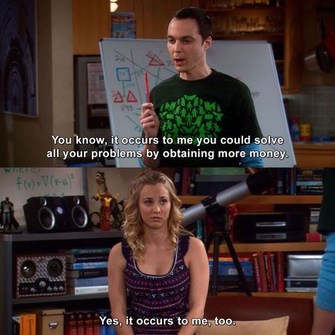 Sheldon is again spot   on #SheldonCooper #Penny #TheBigBangTheory #TheFinancialPermeability #humor   #lmao #lol #meme #memes #joke #jokes #quote #quotes #haha #tv #funny #tbbt   #bigbangtheory #bbt Sheldon Cooper Memes, Big Bang Theory Memes, Penny And Sheldon, Big Bang Theory Quotes, Theory Quotes, Big Bang Theory Funny, Money Penny, Big Bang Theory Sheldon, The Big Band Theory