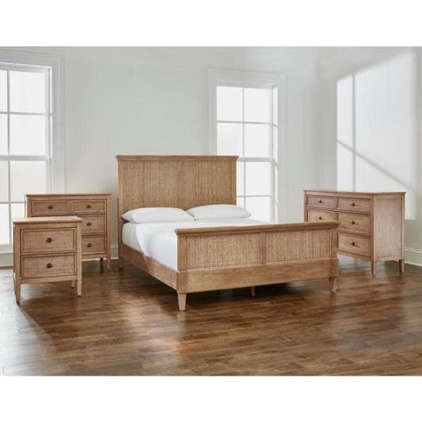 The Marsden Collection in Patina - Home Decor - The Home Depot Beautiful Bed Designs, Cane Bed, King Upholstered Bed, Wood Bedroom Furniture, Wood Bedroom, Patina Finish, Elegant Home Decor, Master Bedrooms Decor, Home Decorators