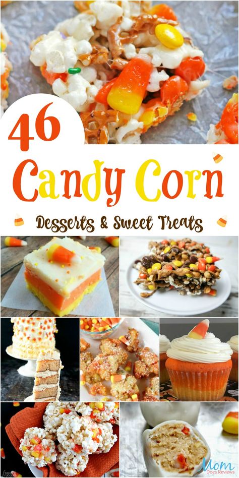 Candy Corn Desserts, Candy Corn Recipe, Sweet Treats Recipes, Oreo Dessert, Fall Dessert Recipes, Pumpkin Candy, S'mores, Thanksgiving Desserts, Halloween Desserts