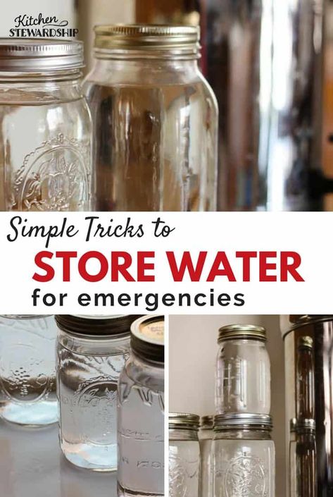 Water Survival, Emergency Preparedness Food, Storing Water, Emergency Prepardness, Doomsday Prepping, Emergency Preparedness Kit, Survival Ideas, Emergency Preparation, Prepper Survival