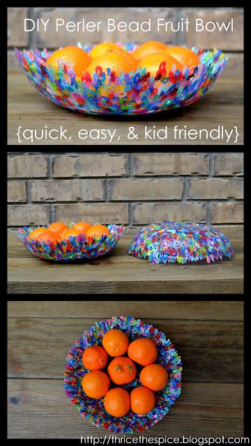 Easy At Home Diy Crafts, Caveman Recipes, Melted Bead Bowl, Pearled Bead, Melted Pony Beads, Melted Bead Crafts, Bead Bowl, Pony Bead Crafts, Diy Perler Beads