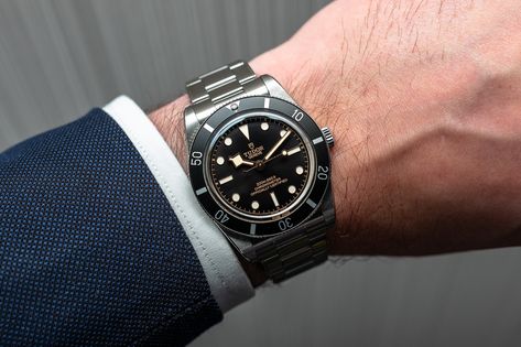 Tudor Watches, Slim Watches, Tudor Watch, Elapsed Time, Tudor Black Bay, Dream Watches, Watch Photo, The Tudor, Perfect Timing