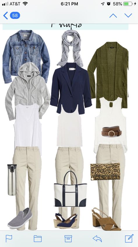 What To Wear With Khaki Pants, Khaki Pants Outfit Women, Khaki Pants Outfit, How To Have Style, Closet Basics, Capsule Dressing, Khaki Pants Women, Clothes And Shoes, Beach Outfits