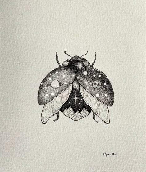 Gothic Ladybug Tattoo, Black Ladybug Tattoo, Insect Sleeve Tattoo, June Bug Tattoo, Ladybird Drawing, Ladybird Tattoo, Simbols Tattoo, Ladybug Drawing, Ladybug Wings